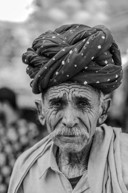 Pushkar, Rajasthan, Hindistan - 24 Kasım 2023: Pushkar Fair