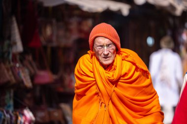 Pushkar, Rajasthan, Hindistan - 25 Kasım 2023: Pushkar Fair