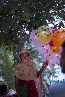 Gaziabad, Uttar Pradesh, Hindistan - 19 Kasım 2023: Chhas puja festivali