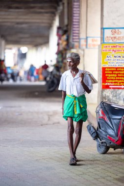 Thiruchendur, Tamilnadu, Hindistan - 10 Ekim 2024: Kulasai dasara festivali.