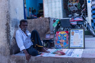 Thiruchendur, Tamilnadu, Hindistan - 10 Ekim 2024: Kulasai dasara festivali.