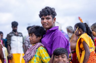 Kulashekharapatnam, Tamilnadu, Hindistan - 11 Ekim 2024: Kulasai Dasara Tarikat Festivali