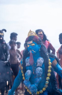 Kulashekharapatnam, Tamilnadu, Hindistan - 11 Ekim 2024: Kulasai Dasara Tarikat Festivali