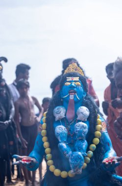 Kulashekharapatnam, Tamilnadu, Hindistan - 11 Ekim 2024: Kulasai Dasara Tarikat Festivali