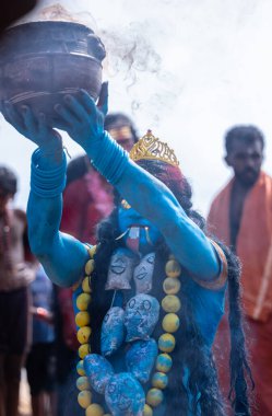 Kulashekharapatnam, Tamilnadu, Hindistan - 11 Ekim 2024: Kulasai Dasara Tarikat Festivali