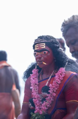 Kulashekharapatnam, Tamilnadu, Hindistan - 11 Ekim 2024: Kulasai Dasara Tarikat Festivali