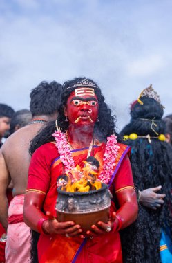 Kulashekharapatnam, Tamilnadu, Hindistan - 11 Ekim 2024: Kulasai Dasara Tarikat Festivali