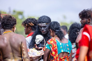 Kulashekharapatnam, Tamilnadu, Hindistan - 11 Ekim 2024: Kulasai Dasara Tarikat Festivali