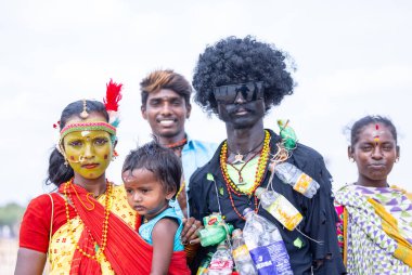 Kulashekharapatnam, Tamilnadu, Hindistan - 11 Ekim 2024: Kulasai Dasara Tarikat Festivali