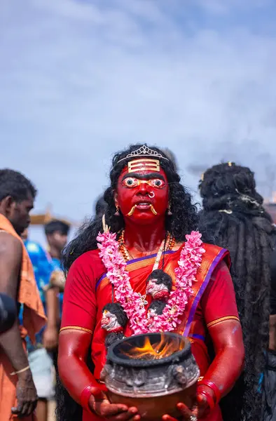 Kulashekharapatnam, Tamilnadu, Hindistan - 11 Ekim 2024: Kulasai Dasara Tarikat Festivali