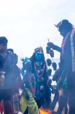 Kulashekharapatnam, Tamilnadu, Hindistan - 11 Ekim 2024: Kulasai Dasara Tarikat Festivali