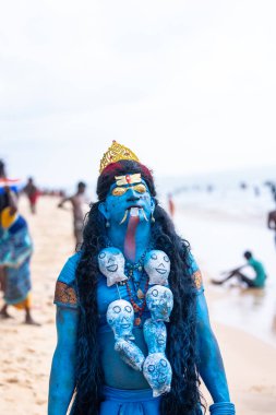 Kulashekharapatnam, Tamilnadu, Hindistan - 11 Ekim 2024: Kulasai Dasara Tarikat Festivali