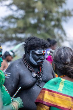 Kulashekharapatnam, Tamilnadu, Hindistan - 11 Ekim 2024: Kulasai Dasara Tarikat Festivali