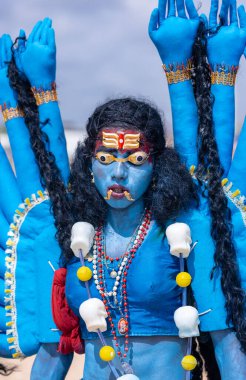 Kulashekharapatnam, Tamilnadu, Hindistan - 11 Ekim 2024: Kulasai Dasara Tarikat Festivali