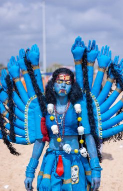 Kulashekharapatnam, Tamilnadu, Hindistan - 11 Ekim 2024: Kulasai Dasara Tarikat Festivali