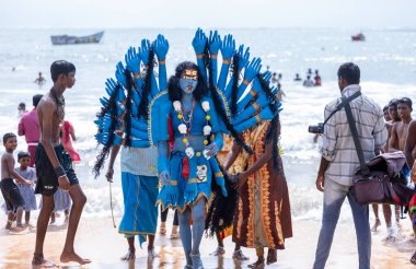 Kulashekharapatnam, Tamilnadu, Hindistan - 11 Ekim 2024: Kulasai Dasara Tarikat Festivali