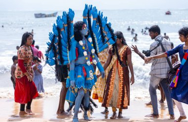 Kulashekharapatnam, Tamilnadu, Hindistan - 11 Ekim 2024: Kulasai Dasara Tarikat Festivali