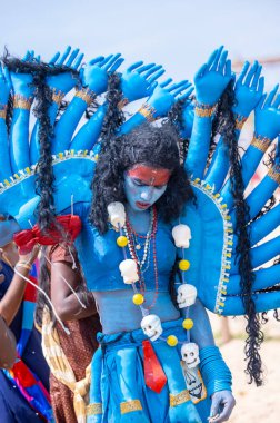 Kulashekharapatnam, Tamilnadu, Hindistan - 11 Ekim 2024: Kulasai Dasara Tarikat Festivali