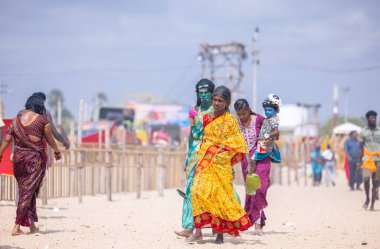 Kulashekharapatnam, Tamilnadu, Hindistan - 11 Ekim 2024: Kulasai Dasara Tarikat Festivali