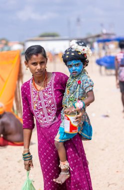 Kulashekharapatnam, Tamilnadu, Hindistan - 11 Ekim 2024: Kulasai Dasara Tarikat Festivali