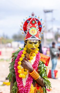 Kulashekharapatnam, Tamilnadu, Hindistan - 11 Ekim 2024: Kulasai Dasara Tarikat Festivali