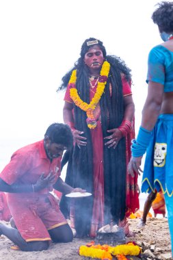 Kulashekharapatnam, Tamilnadu, Hindistan - 11 Ekim 2024: Kulasai Dasara Tarikat Festivali