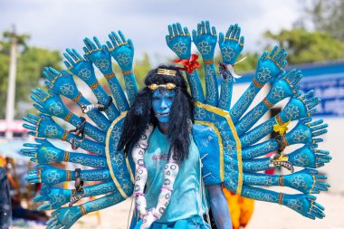 Kulashekharapatnam, Tamilnadu, Hindistan - 11 Ekim 2024: Kulasai Dasara Tarikat Festivali