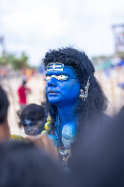 Kulashekharapatnam, Tamilnadu, Hindistan: Kulasai Dasara kült festivali.