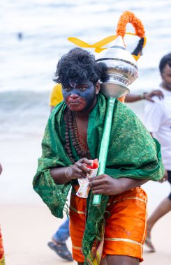 Kulashekharapatnam, Tamilnadu, Hindistan: Kulasai Dasara kült festivali.