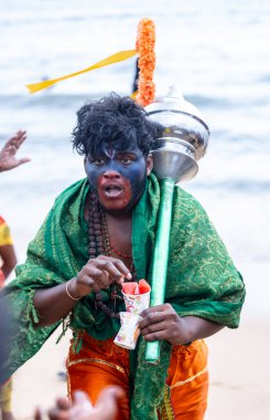 Kulashekharapatnam, Tamilnadu, Hindistan: Kulasai Dasara kült festivali.