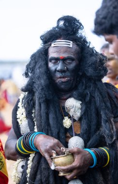 Kulashekharapatnam, Tamilnadu, Hindistan: Kulasai Dasara kült festivali.