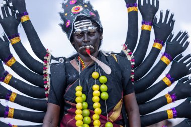 Kulashekharapatnam, Tamilnadu, Hindistan: Kulasai Dasara kült festivali.