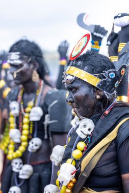Kulashekharapatnam, Tamilnadu, Hindistan: Kulasai Dasara kült festivali.
