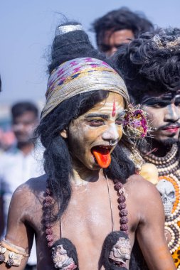 Varanasi, Uttar Pradesh, Hindistan: Varanasi 'de Harishchandra ghat' ta masaan holi 'nin kutlanması.