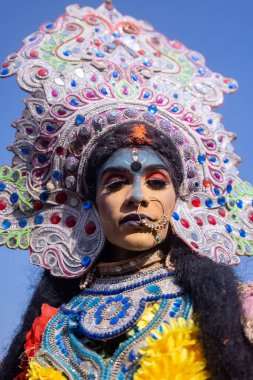 Varanasi, Uttar Pradesh, Hindistan: Varanasi 'de Harishchandra ghat' ta masaan holi 'nin kutlanması.