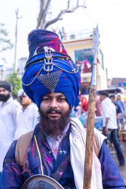 Anandpur Sahib, Punjab, Hindistan: Holi sırasında hola mohalla festivali