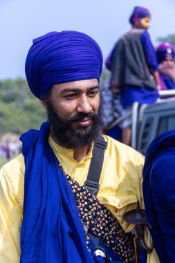 Anandpur Sahib, Punjab, Hindistan: Holi sırasında hola mohalla festivali