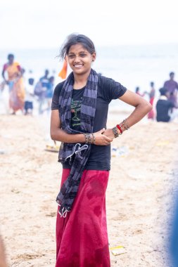 Kulashekharapatnam, Tamilnadu, Hindistan - 11 Ekim 2024: Kulasai Dasara Tarikat Festivali.