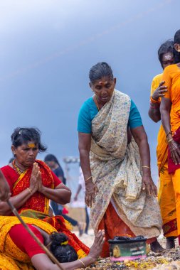 Kulashekharapatnam, Tamilnadu, Hindistan - 11 Ekim 2024: Kulasai Dasara Tarikat Festivali.