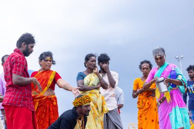 Kulashekharapatnam, Tamilnadu, Hindistan - 11 Ekim 2024: Kulasai Dasara Tarikat Festivali.