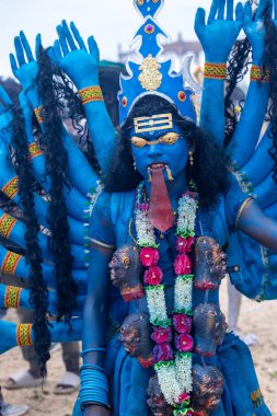 Kulashekharapatnam, Tamilnadu, Hindistan - 11 Ekim 2024: Kulasai Dasara Tarikat Festivali.