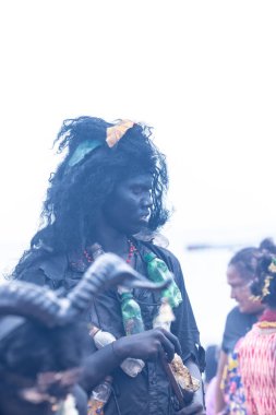 Kulashekharapatnam, Tamilnadu, Hindistan - 11 Ekim 2024: Kulasai Dasara Tarikat Festivali.