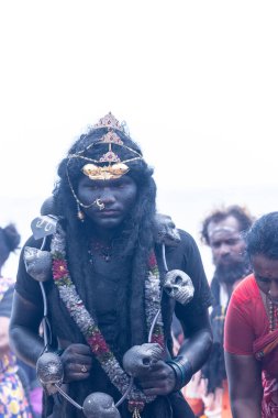 Kulashekharapatnam, Tamilnadu, Hindistan - 11 Ekim 2024: Kulasai Dasara Tarikat Festivali.