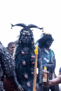 Kulashekharapatnam, Tamilnadu, Hindistan - 11 Ekim 2024: Kulasai Dasara Tarikat Festivali.