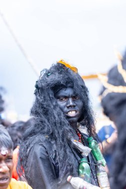 Kulashekharapatnam, Tamilnadu, Hindistan - 11 Ekim 2024: Kulasai Dasara Tarikat Festivali.