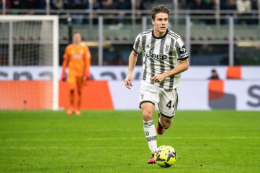 Milan, İtalya. 19/03/2023. İtalyan SerieA Futbol Şampiyonası. Inter VS Juventus 0-1. Nicolo Fagioli, Juventus.