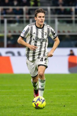 Milan, İtalya. 19/03/2023. İtalyan SerieA Futbol Şampiyonası. Inter VS Juventus 0-1. Nicolo Fagioli, Juventus.