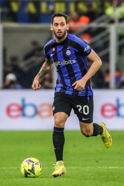 Milan, İtalya. 19/03/2023. İtalyan SerieA Futbol Şampiyonası. Inter VS Juventus 0-1. Hakan Calhanoğlu, İnter.