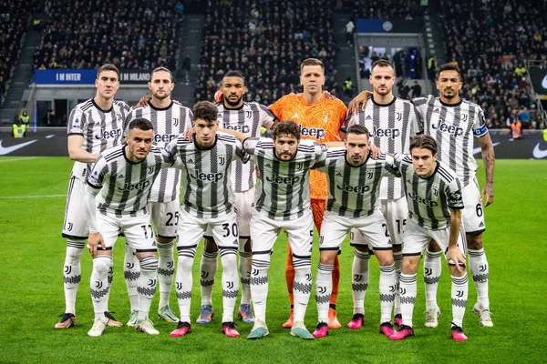 Milão Itália 2023 Campeonato Italiano Futebol Seriea Inter Juventus Juventus — Fotografia de Stock