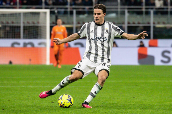 Milan, Italy. 19/03/2023. Italian SerieA Football Championship.  Inter VS Juventus 0-1. Nicolo Fagioli, Juventus.